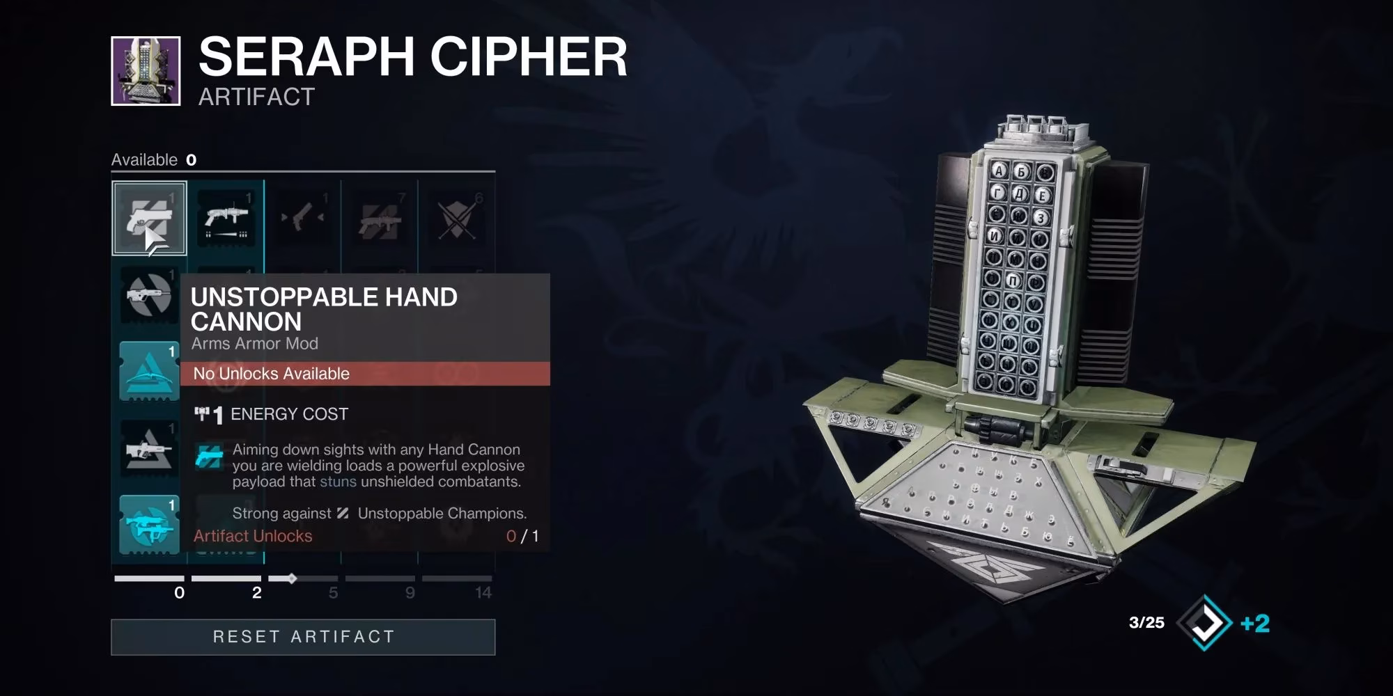 destiny-2-season-of-the-seraph-all-25-seraph-cipher-artifact-mods-image-1